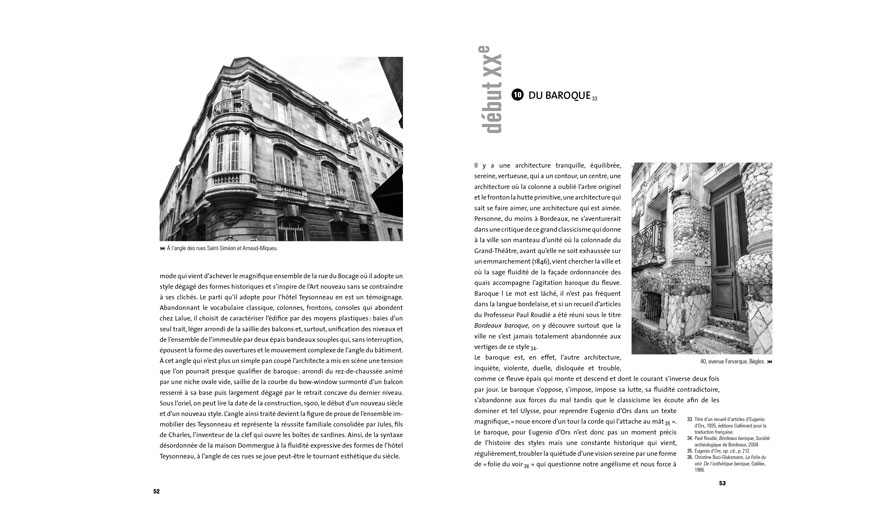 Extrait de "Bordeaux l'architecture et son double" de Marc Saboya - Éditions Le Festin
